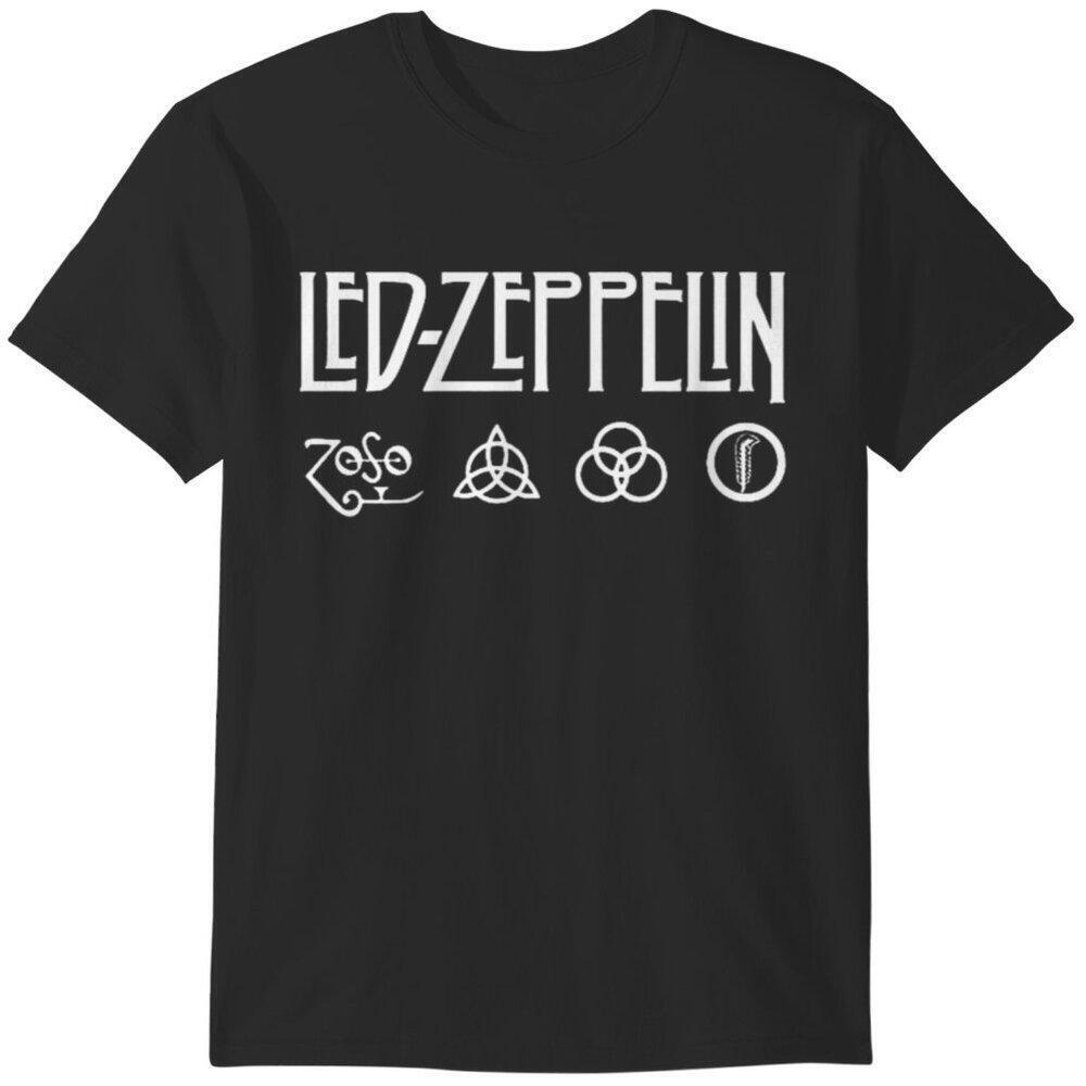 Led Zeppelin Rock Band Classic Logo T Shirt 81 - Picture 1 of 4
